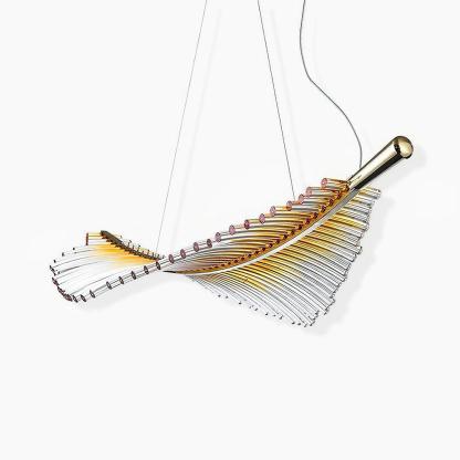 Leaf LED Chandelier ∅ 15.7″-Sylvia Space