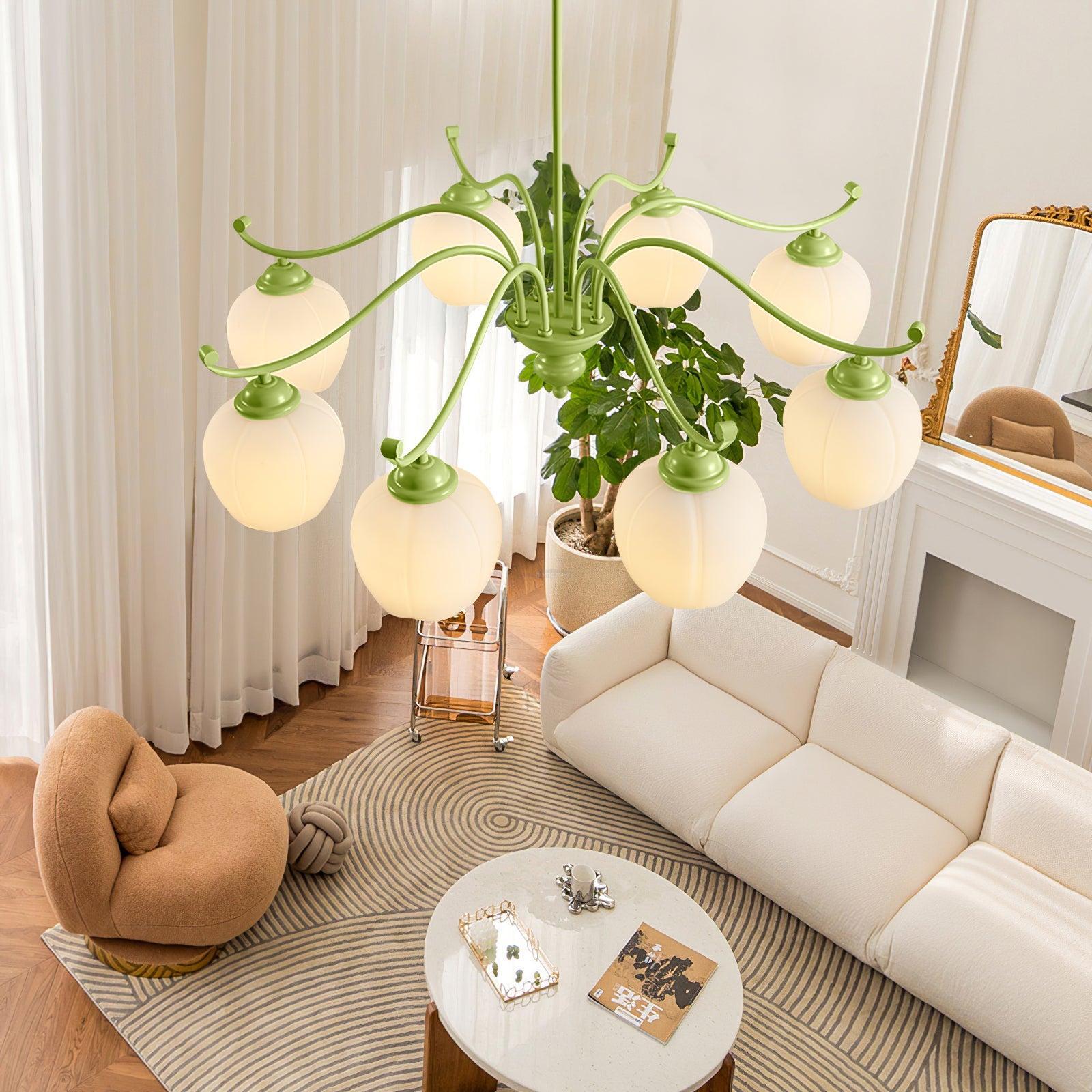 Lomance Lily Chandelier with 4/6/8 heads-Sylvia Space