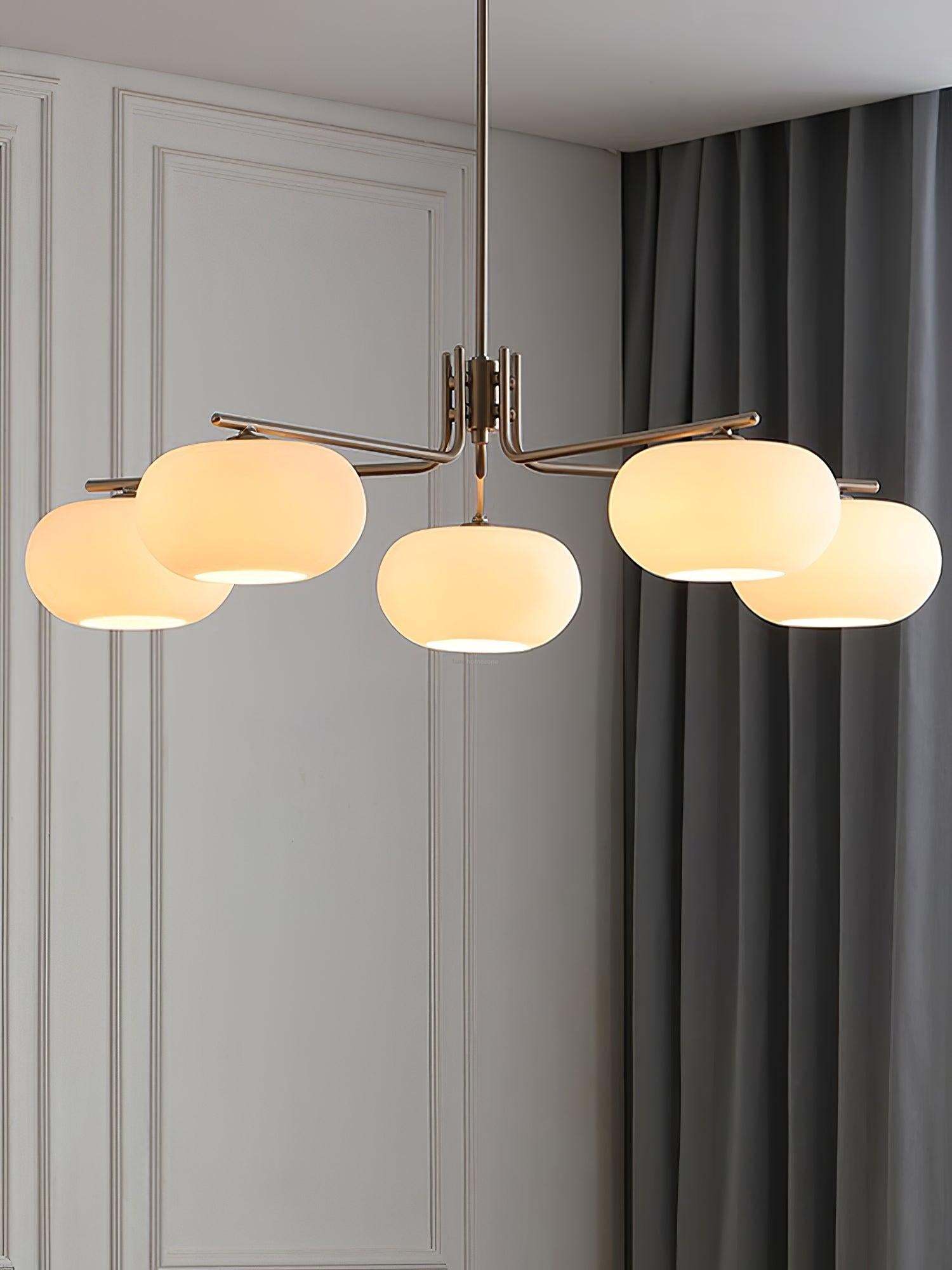 Barndon Round Chandelier-Sylvia Space