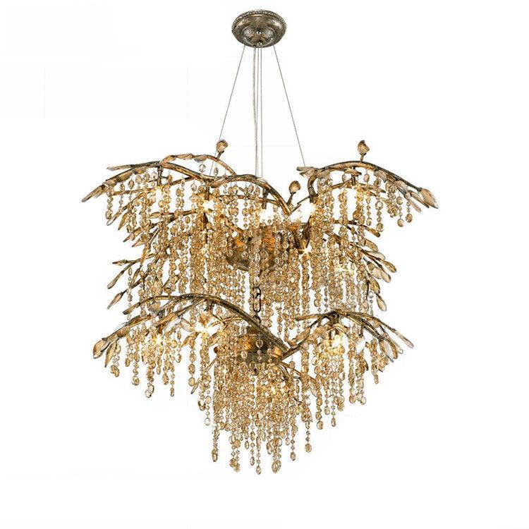 Autumn Twilight Round/Linear Chandelier-Sylvia Space
