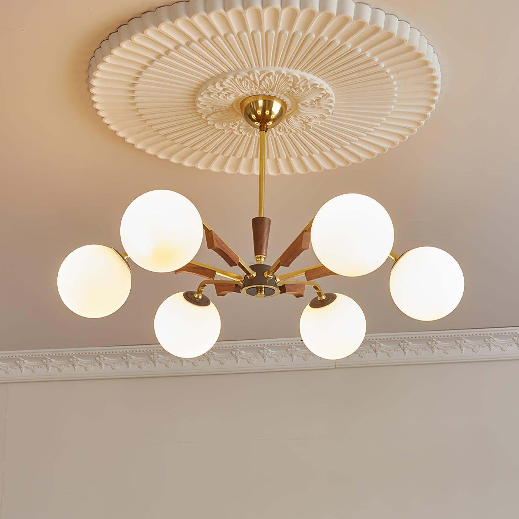 Jeri Sputnik Chandelier with 3/6/8 heads-Sylvia Space