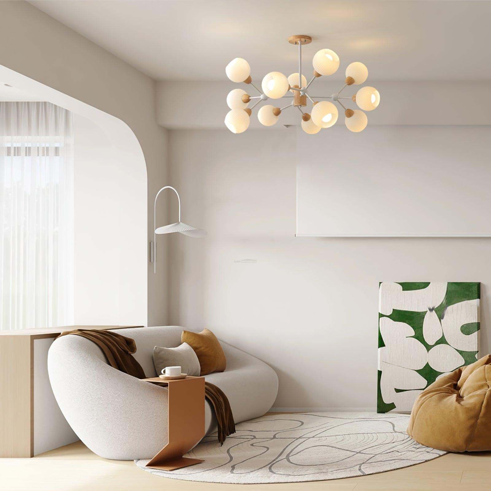 Shpehp Wood Chandelier with 6/9/12 heads-Sylvia Space