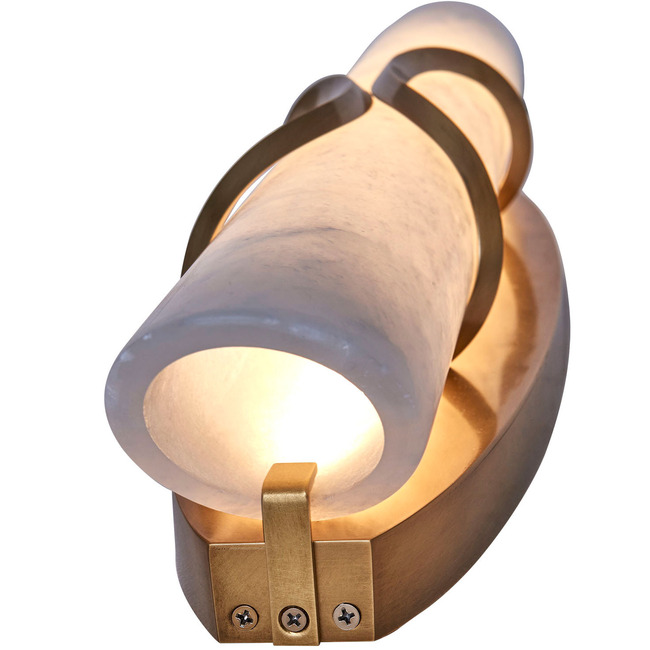 Gypsum Tubular Wall Sconce