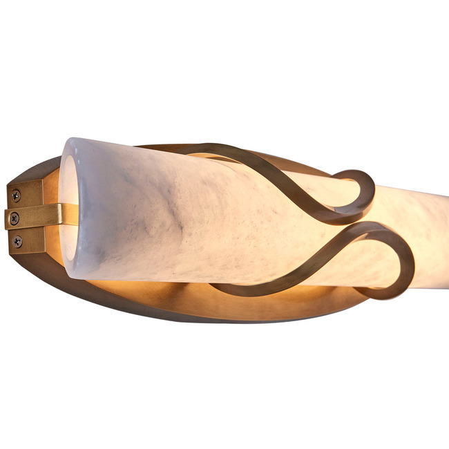 Gypsum Tubular Wall Sconce