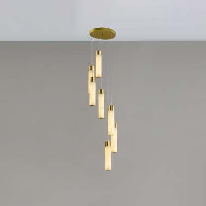 Celestial Alabaster Cascade Chandelier with 5/7/9/12/16/18/24/32 heads-Sylvia Space