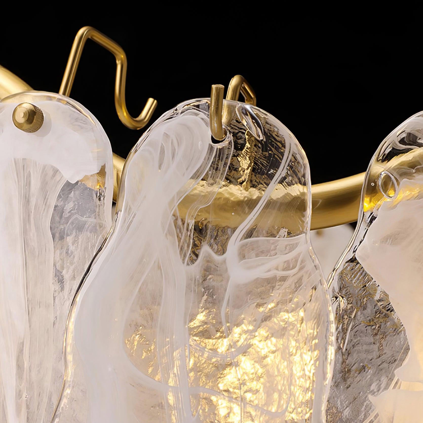 Mahina Cloud Round/Linear Chandelier-Sylvia Space