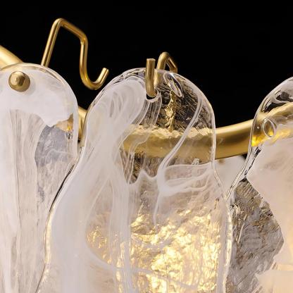 Mahina Cloud Round/Linear Chandelier-Sylvia Space