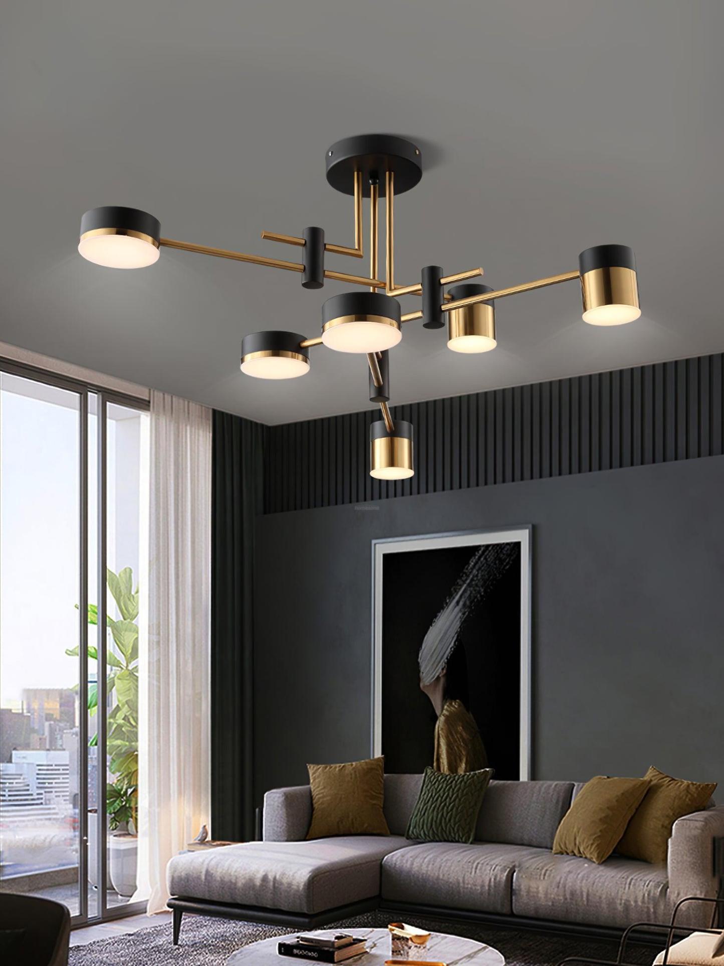 Spider Jewel Style Chandelier-Sylvia Space