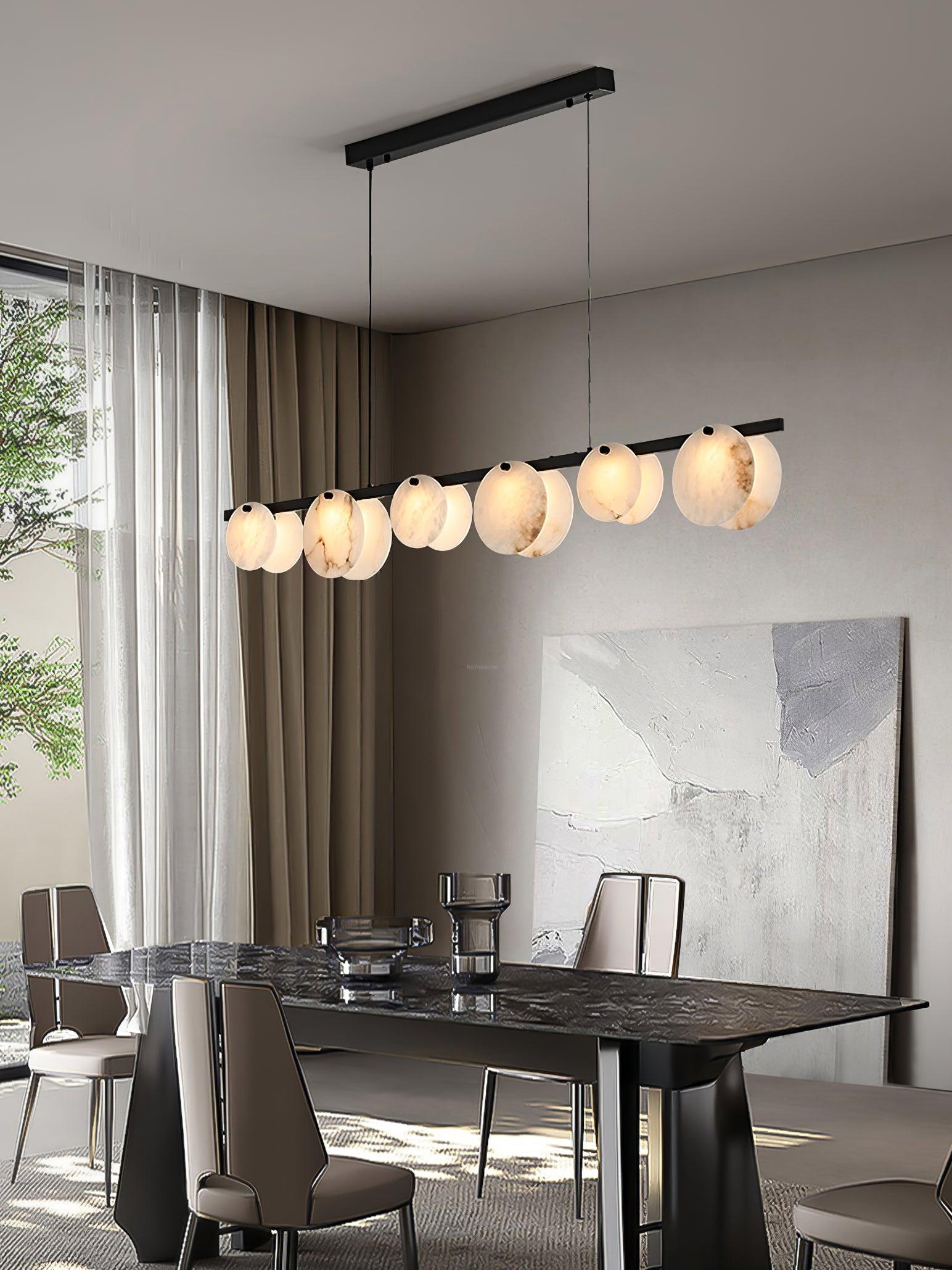 Trinidad Linear Dining Room Chandelier-Sylvia Space