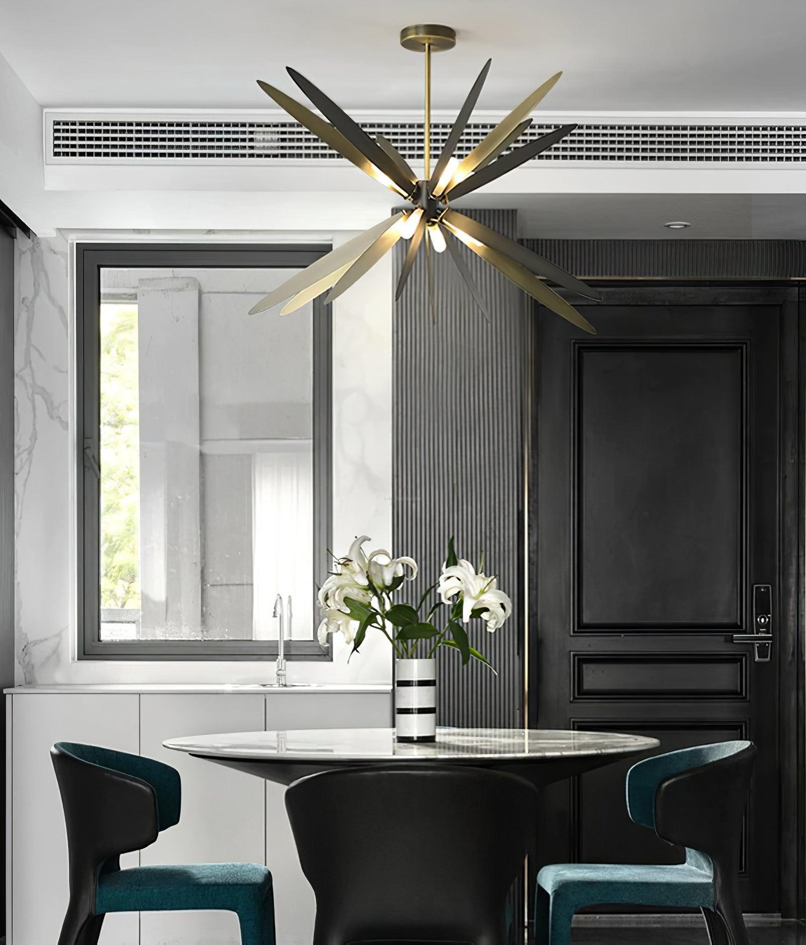 Libellule Chandelier ∅ 31.5″-Sylvia Space