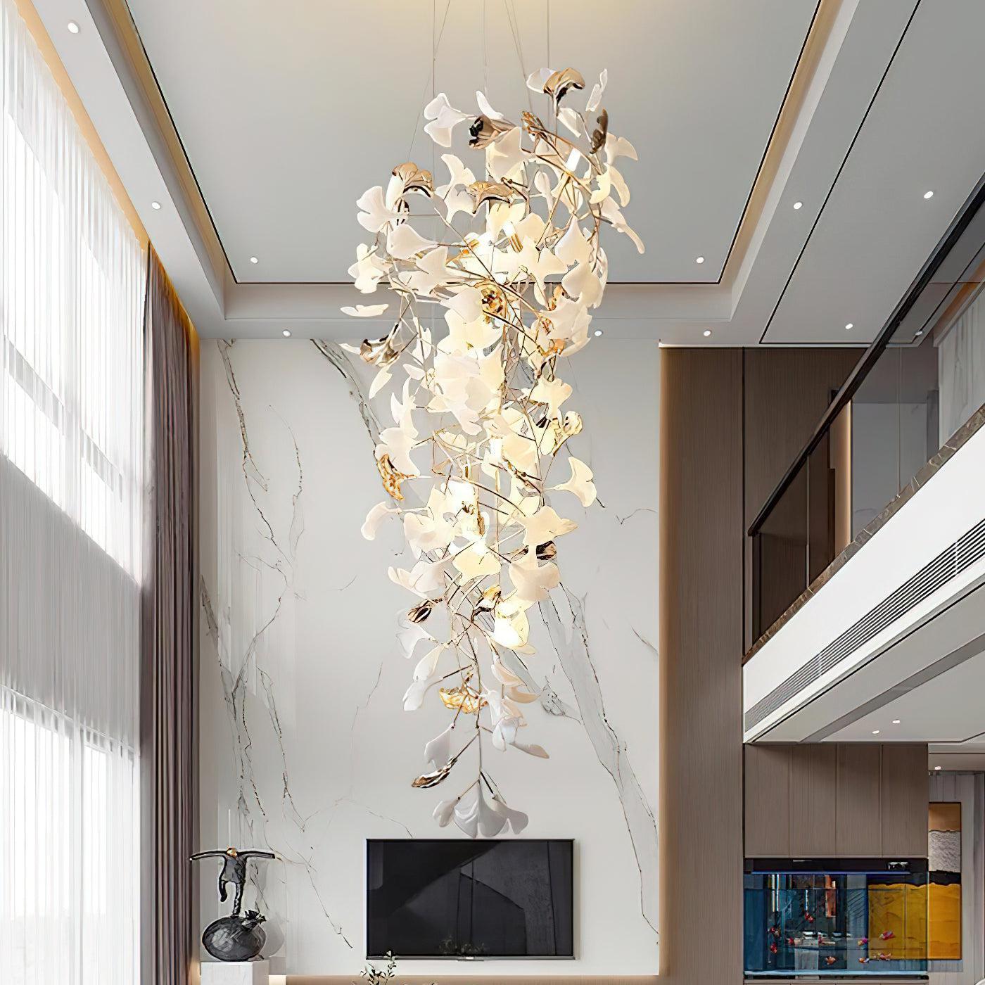 Gingko chandelier with Long Branch-Sylvia Space