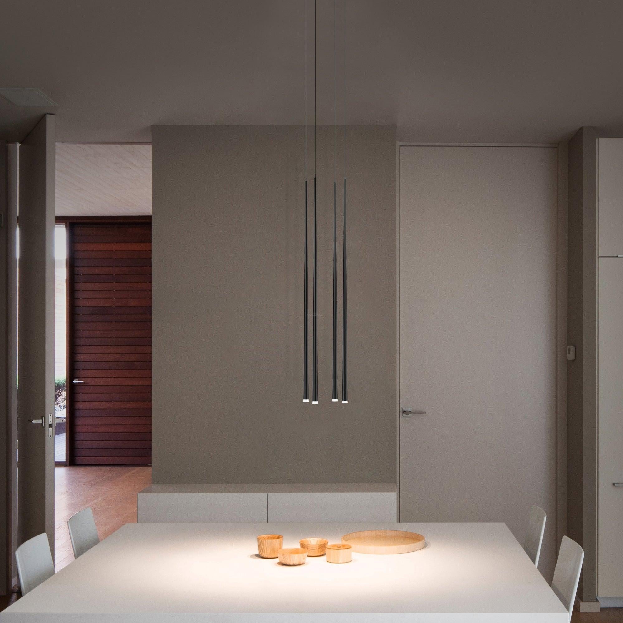 Slender Cone Round/Linear Chandelier-Sylvia Space
