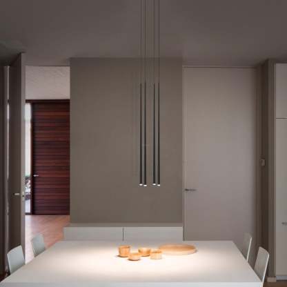 Slender Cone Round/Linear Chandelier-Sylvia Space