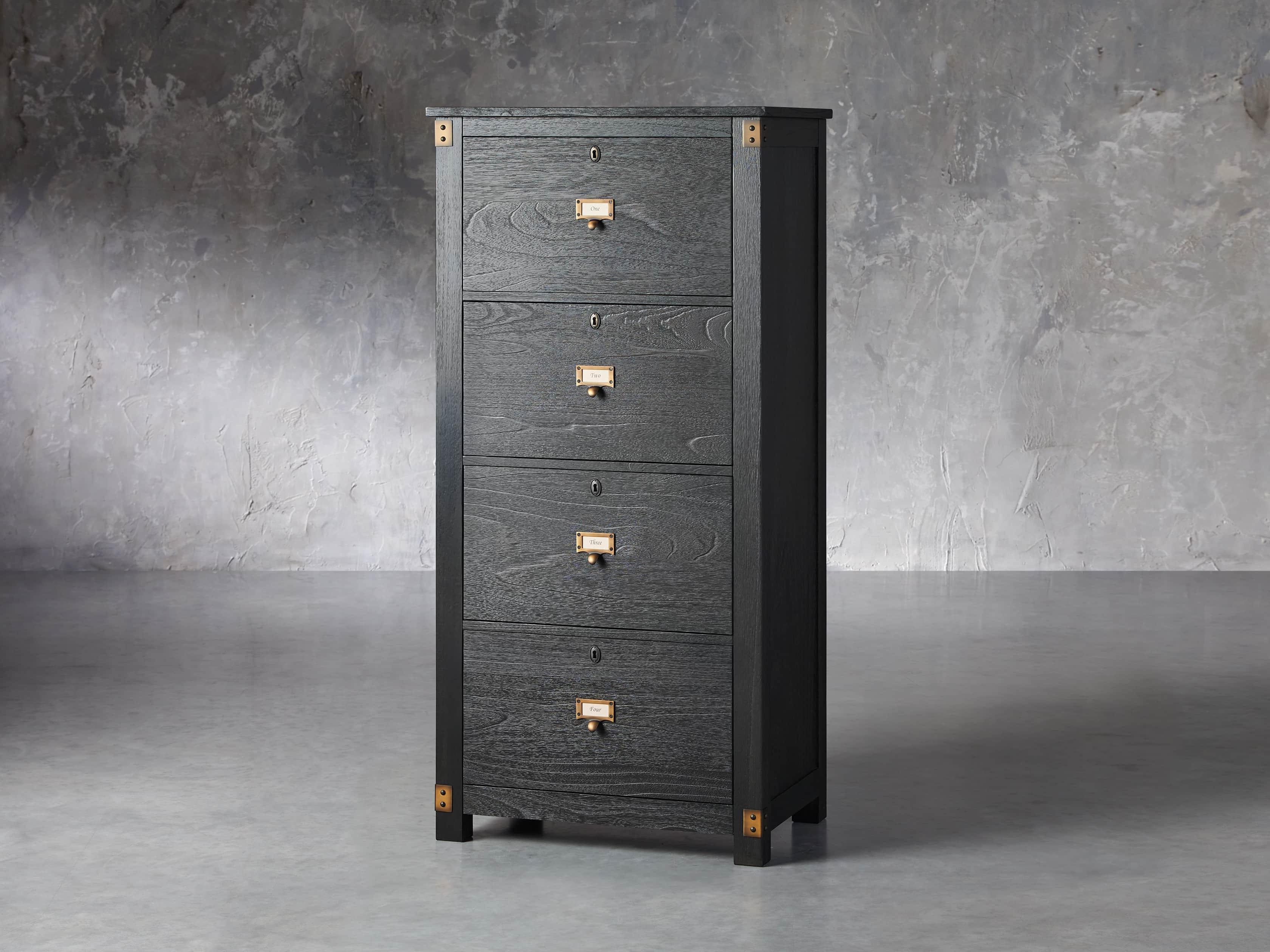 Telegraph Four Drawer File