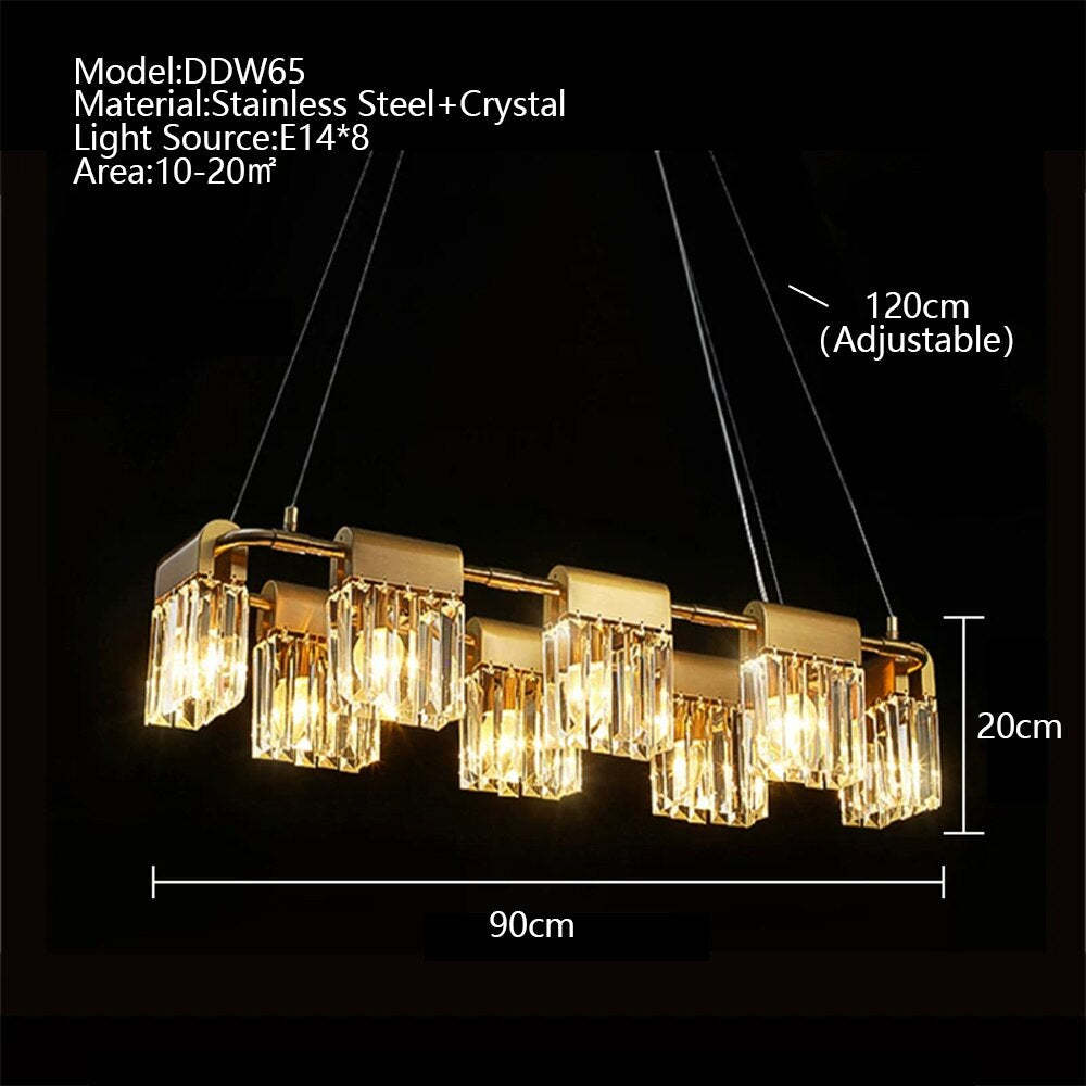 Gio Modern Dining Room Chandelier-Sylvia Space