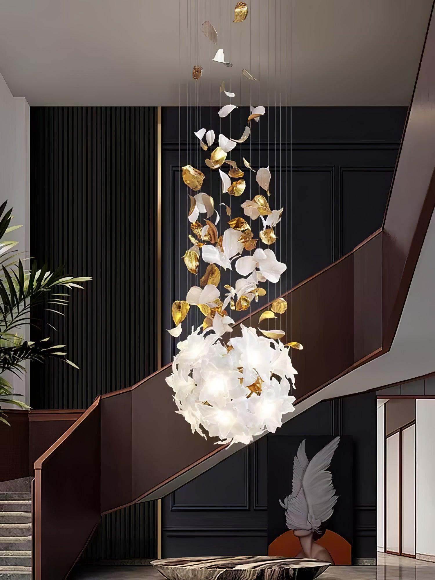 Flying Flowers Fluttering Chandelier with 6 Types-Sylvia Space