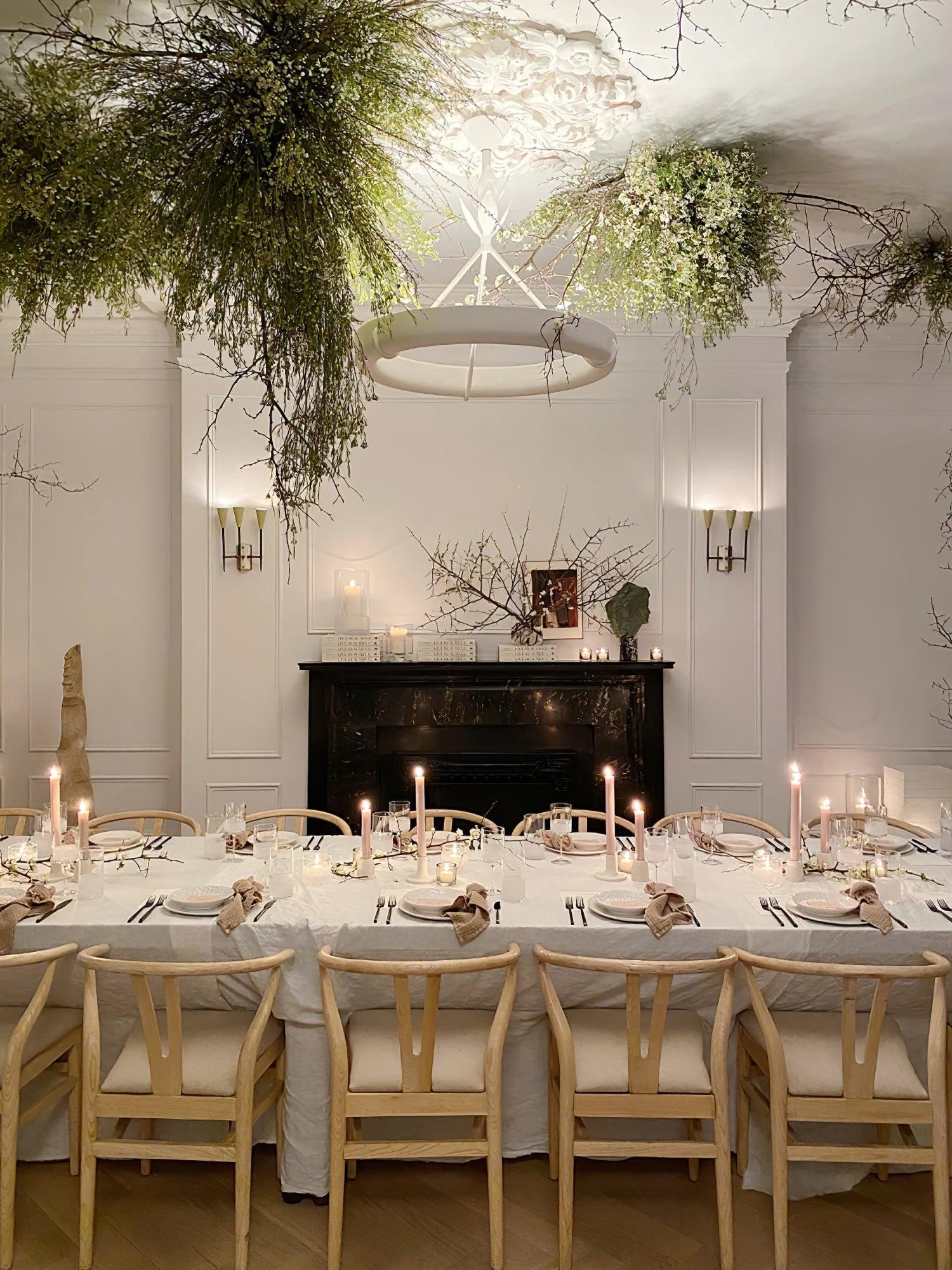 Tinsley Plaster Chandelier ∅ 23.6″/31.5''-Sylvia Space