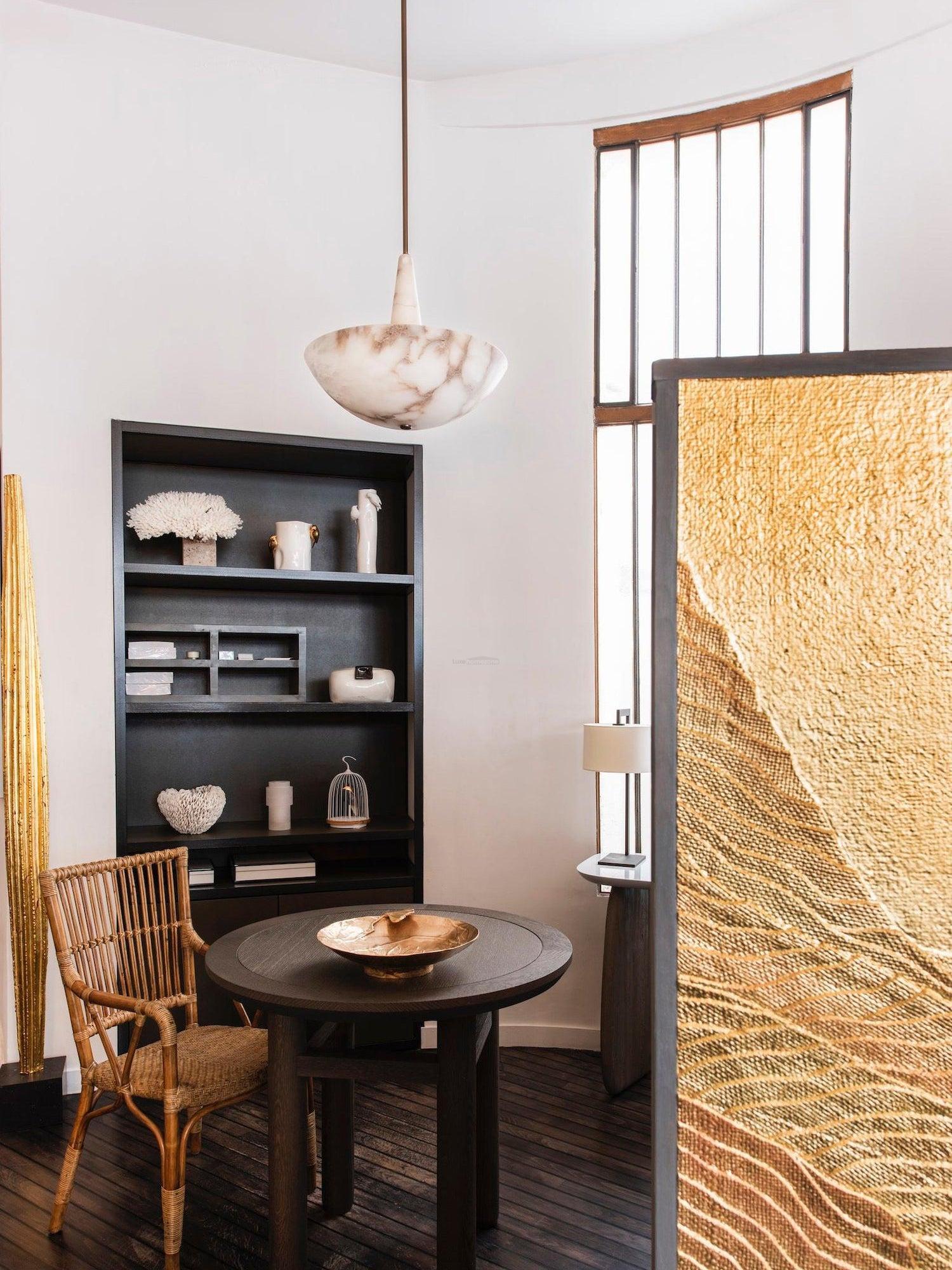 Domus Alabaster Round Chandelier-Sylvia Space