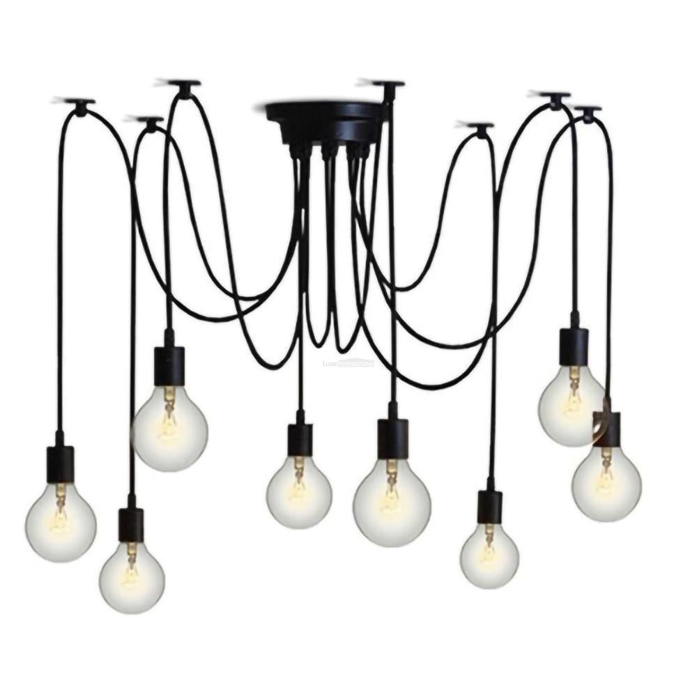 Spider Ceiling Chandelier with 5/8/10/12/15 heads-Sylvia Space