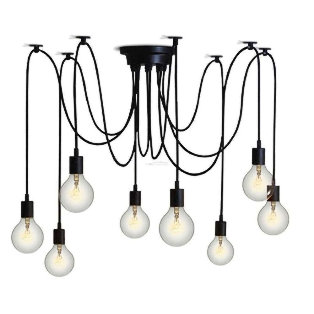 Spider Ceiling Chandelier with 5/8/10/12/15 heads-Sylvia Space