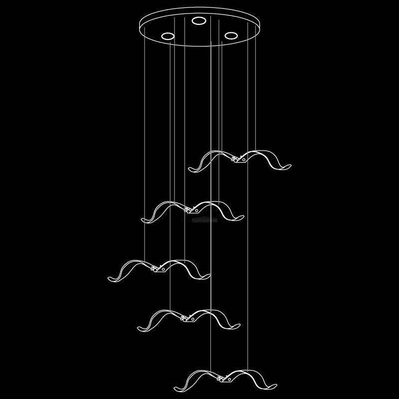 Large Seagull Chandelier with 1/3/5/7/9/11/12/18 heads-Sylvia Space