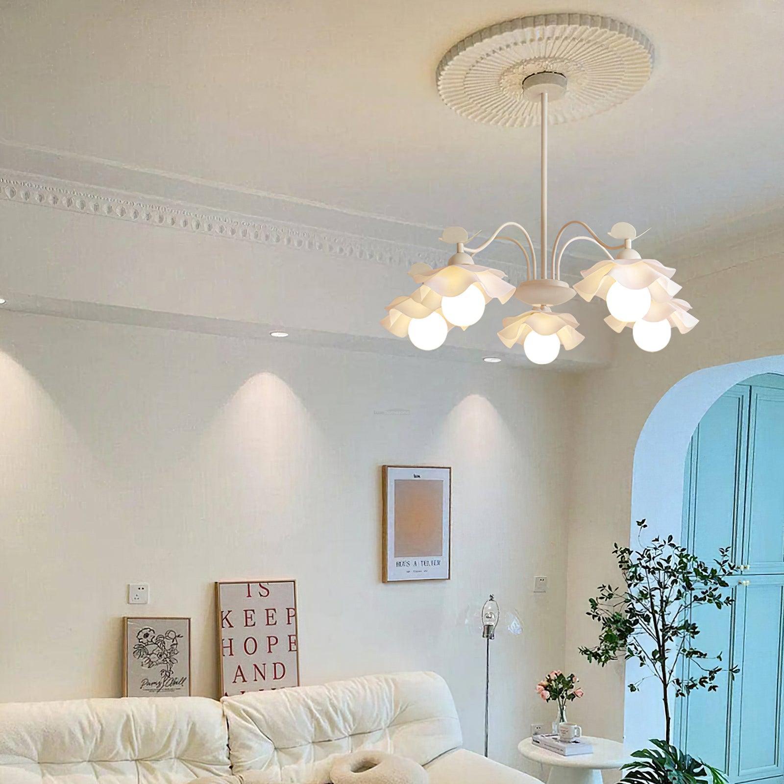 Murano Acrylic Chandelier with 3/5/8 heads-Sylvia Space