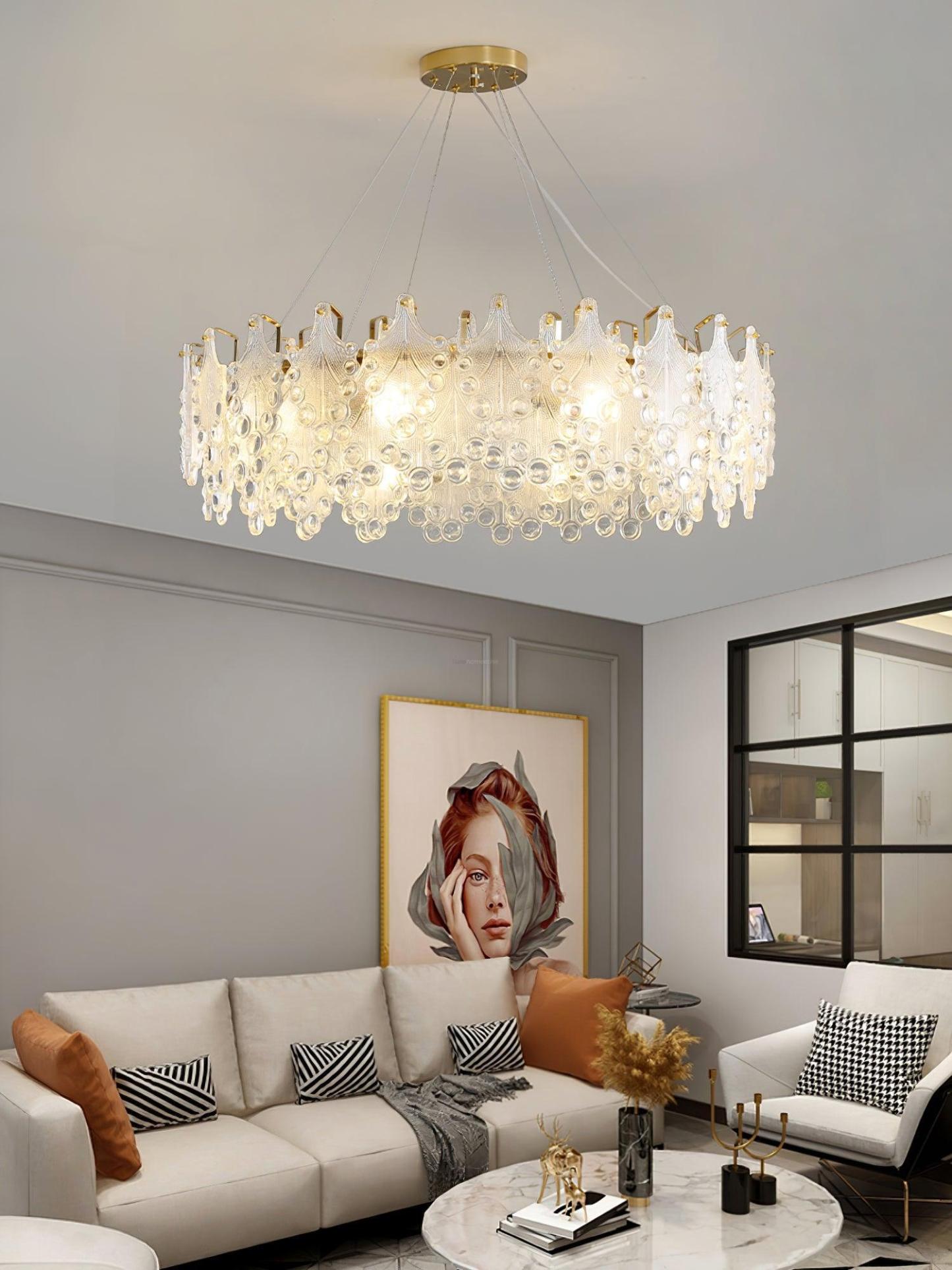 Vilary Chandelier Φ 15.7″-Sylvia Space