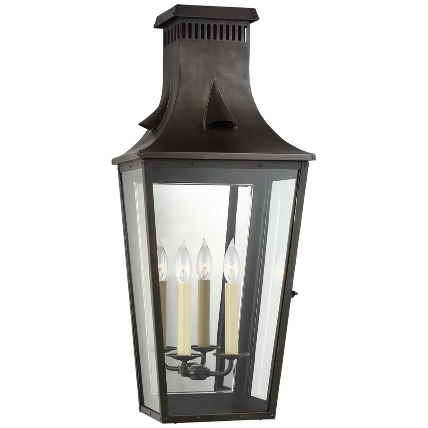 Belaired Large 3/4 Wall Lantern-Sylvia Space
