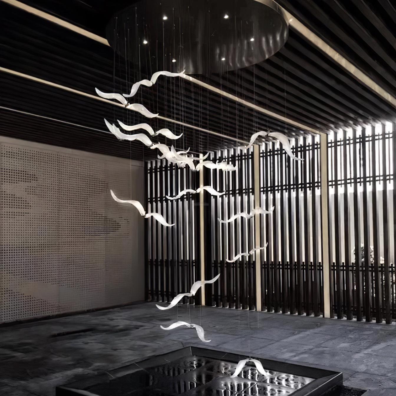 Large Seagull Chandelier with 1/3/5/7/9/11/12/18 heads-Sylvia Space