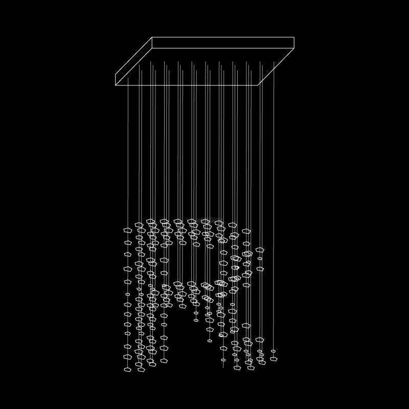 Charcoal Seris Chandeliers M to R-Sylvia Space