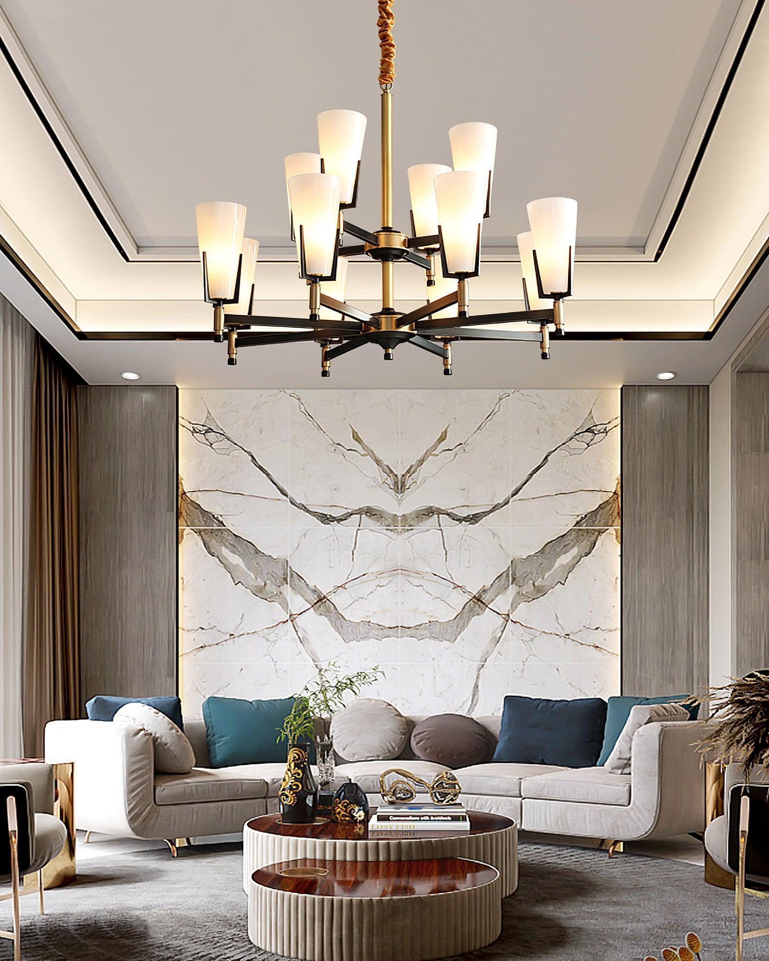 Upton Chandelier Φ 25.6″-Sylvia Space