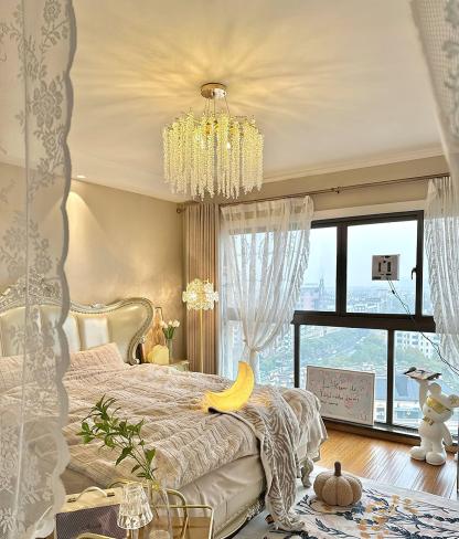 Albero Crystal Chandelier with 8/10/14 heads-Sylvia Space