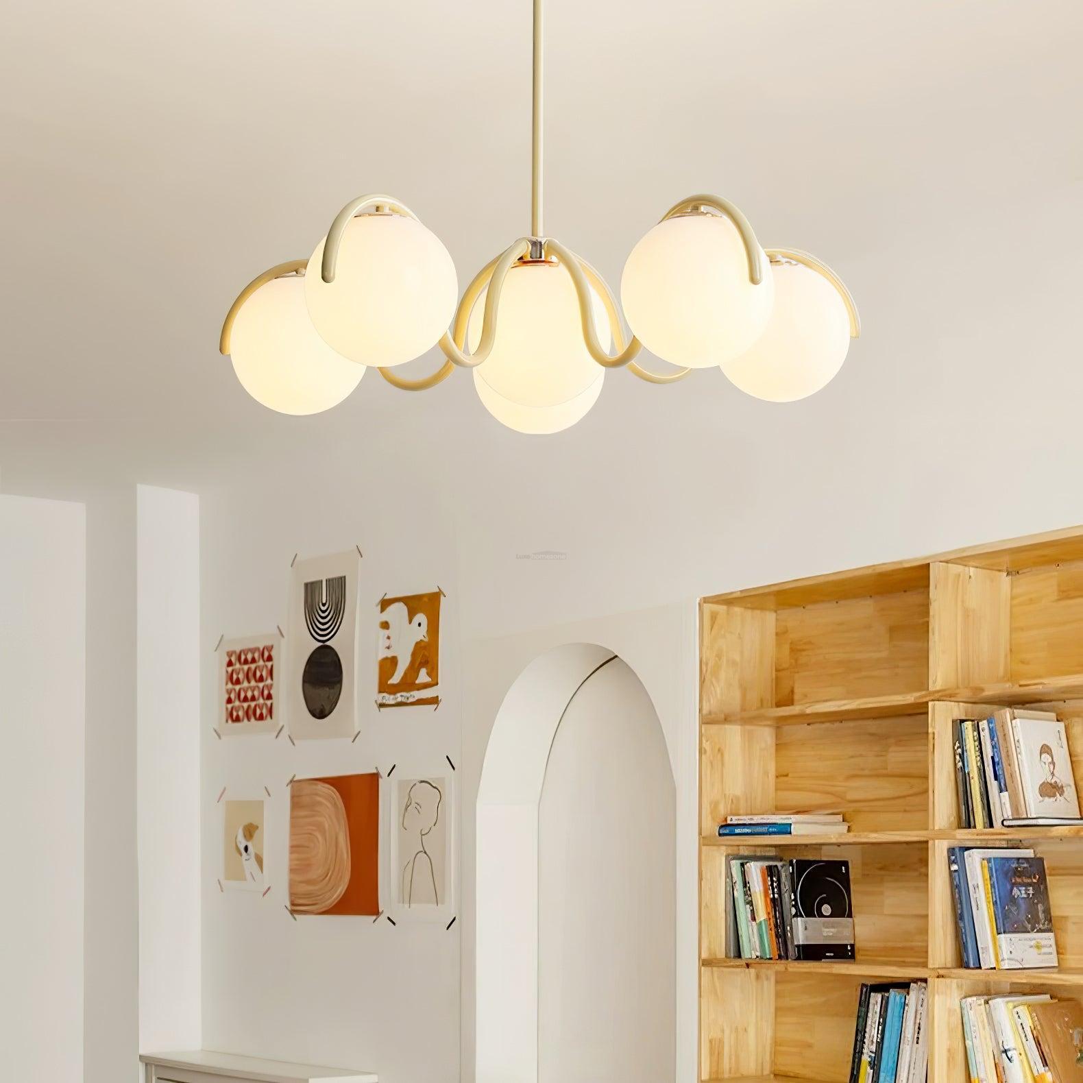 Reedway Curve Linear Chandelier ∅ 27.2″-Sylvia Space