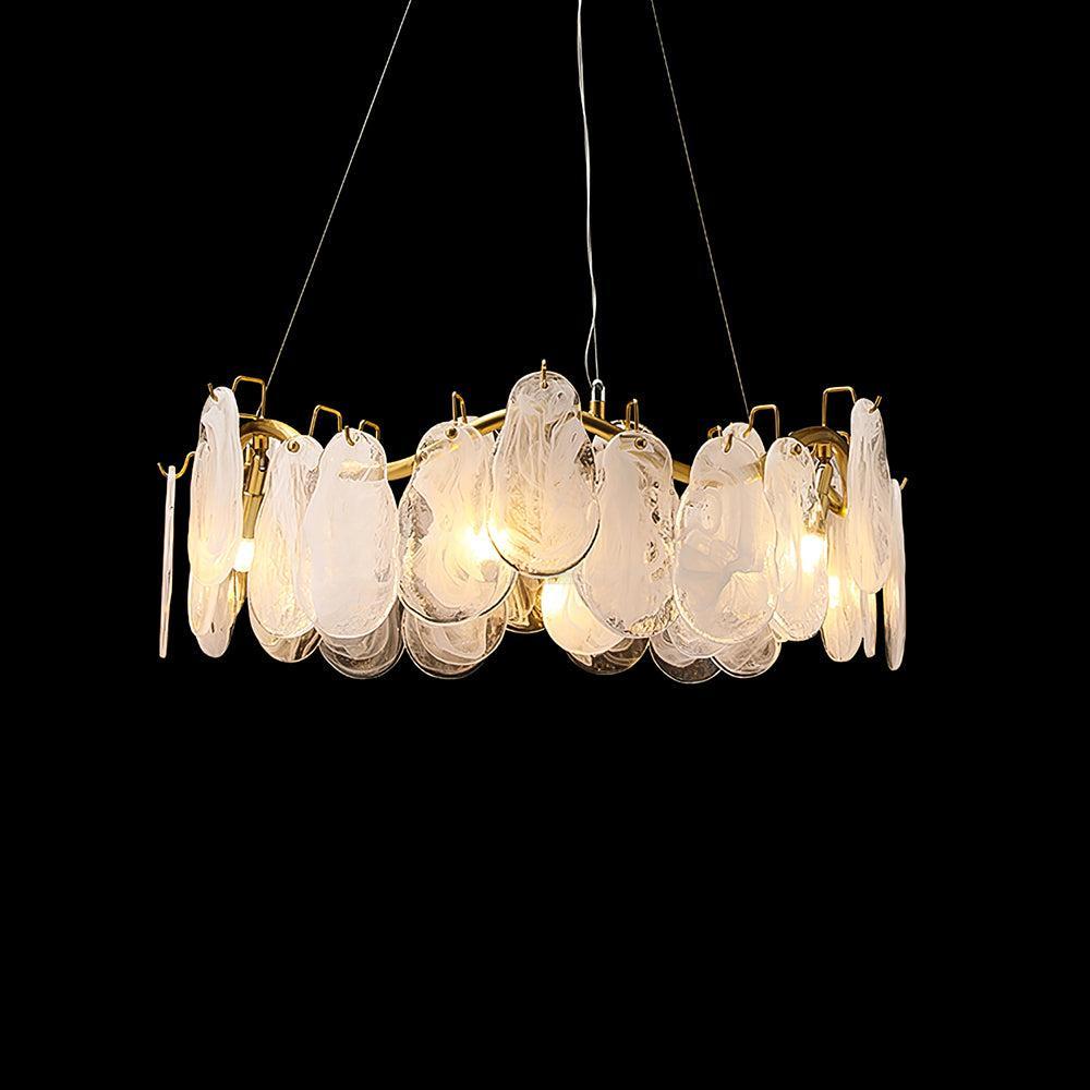 Mahina Cloud Round/Linear Chandelier-Sylvia Space