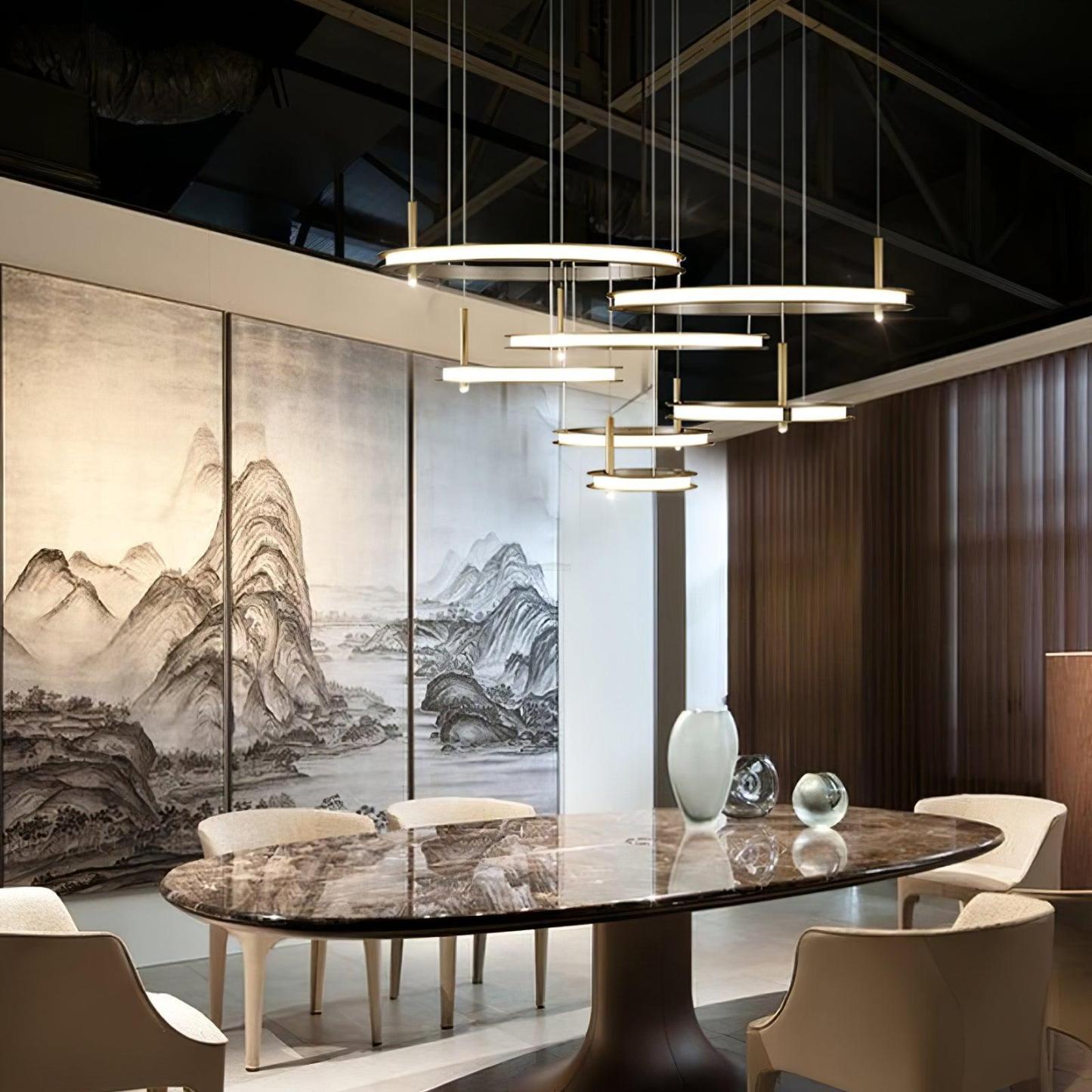 Labilis Chandelier  ∅ 15.7″~ ∅ 31.5″-Sylvia Space