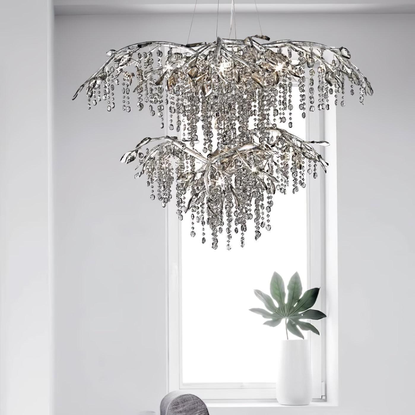 Autumn Twilight Round/Linear Chandelier-Sylvia Space
