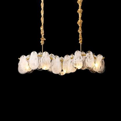 Mahina Cloud Round/Linear Chandelier-Sylvia Space
