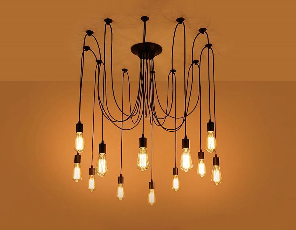 Spider Ceiling Chandelier with 5/8/10/12/15 heads-Sylvia Space