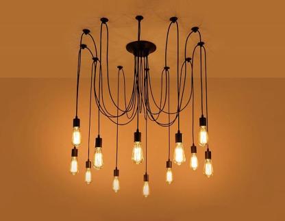 Spider Ceiling Chandelier with 5/8/10/12/15 heads-Sylvia Space