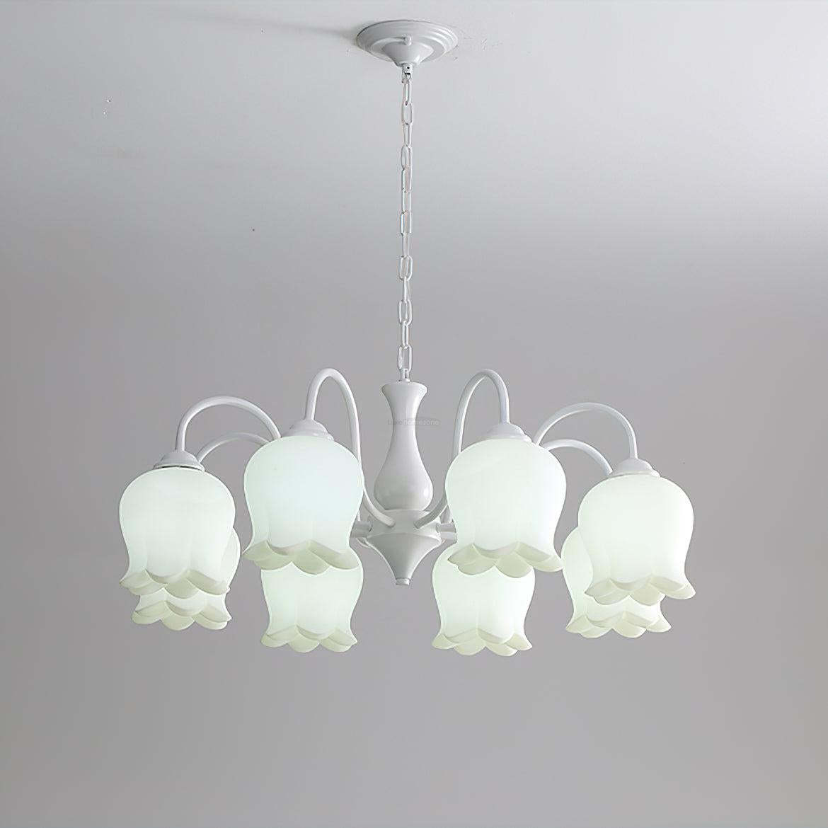 Elegant Lilium Chandelier with 5/6/8 heads-Sylvia Space