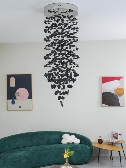 Charcoal Seris Chandeliers S to Z-Sylvia Space