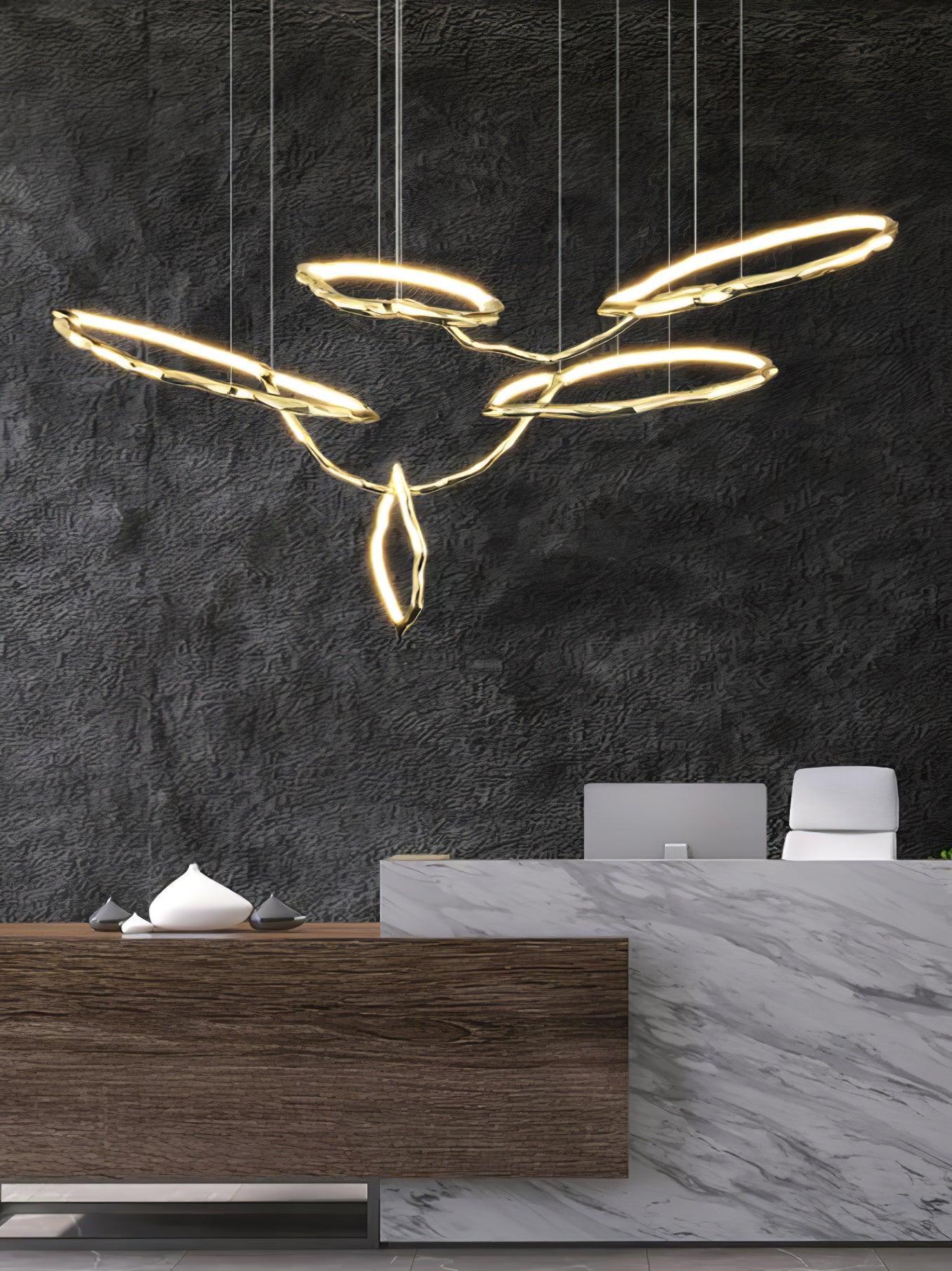 Cloud Rings Series Chandelier