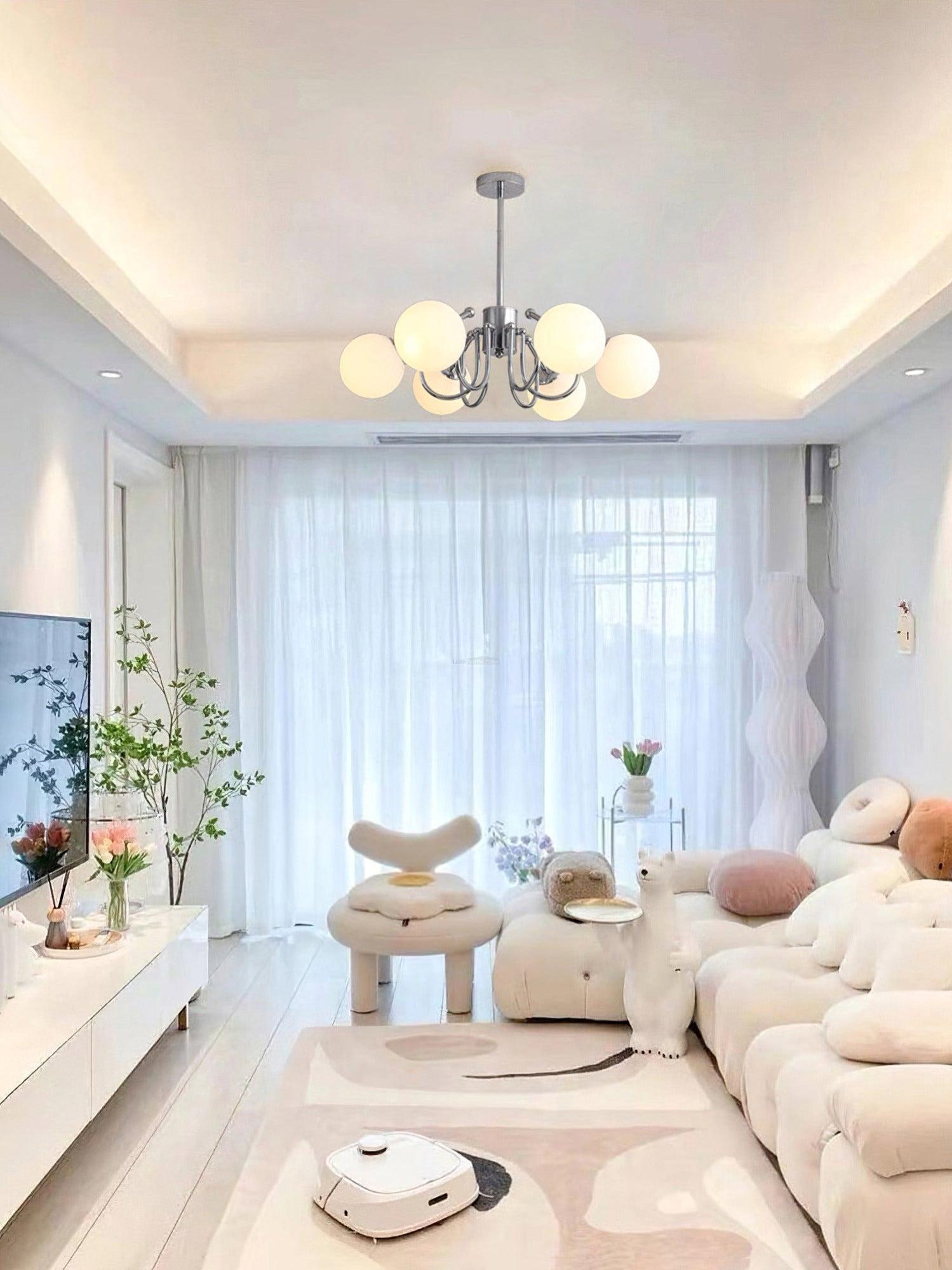 Bianca Chandelier with 3/5/6 heads-Sylvia Space