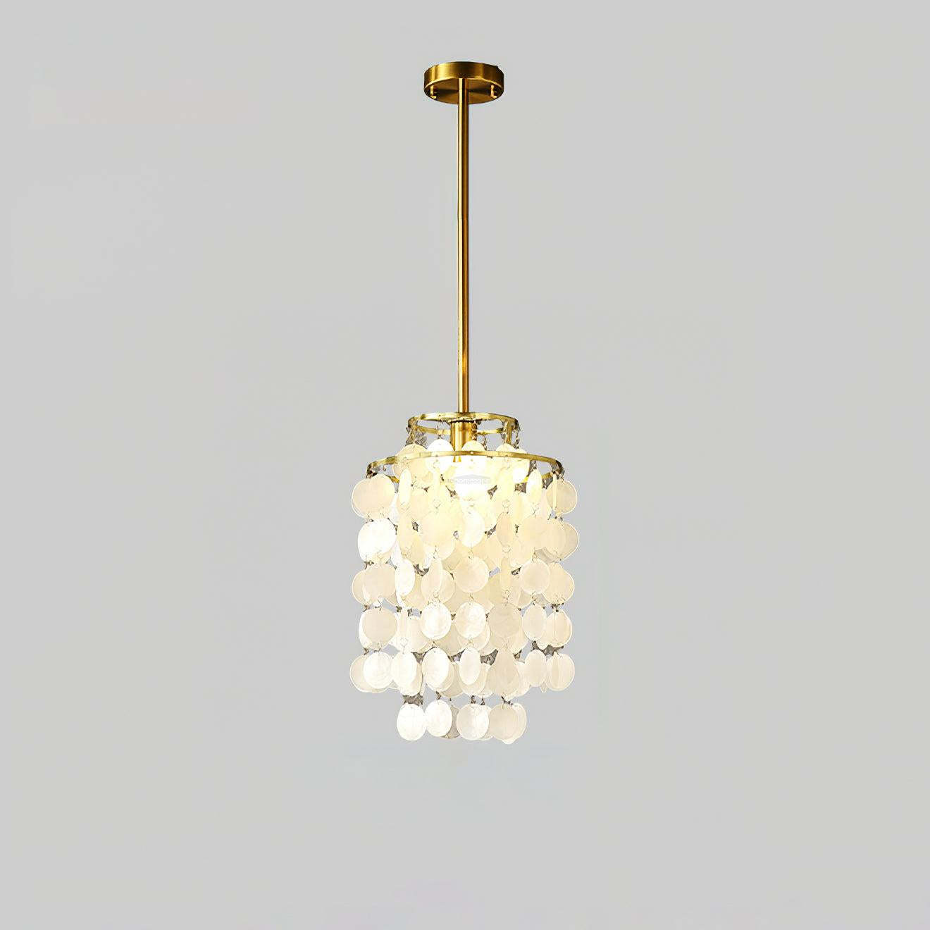 Round Shell Chandelier B with 2/3/4/5 layer-Sylvia Space
