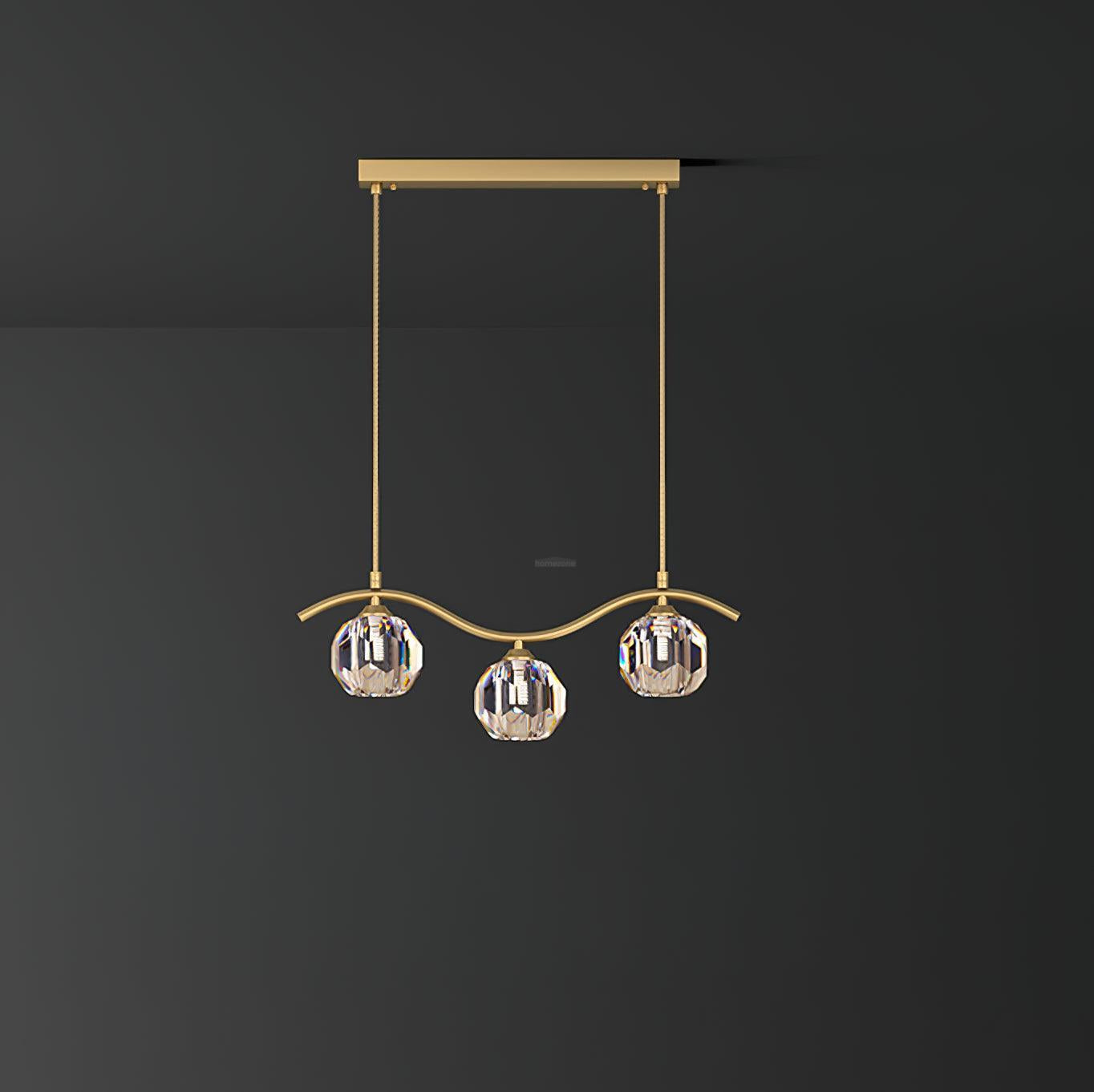 Eara Crystal Chandelier with 3/5/7 heads-Sylvia Space