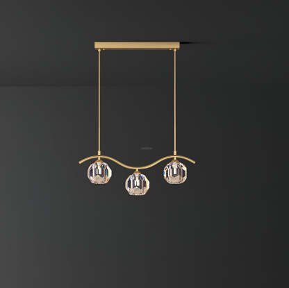 Eara Crystal Chandelier with 3/5/7 heads-Sylvia Space