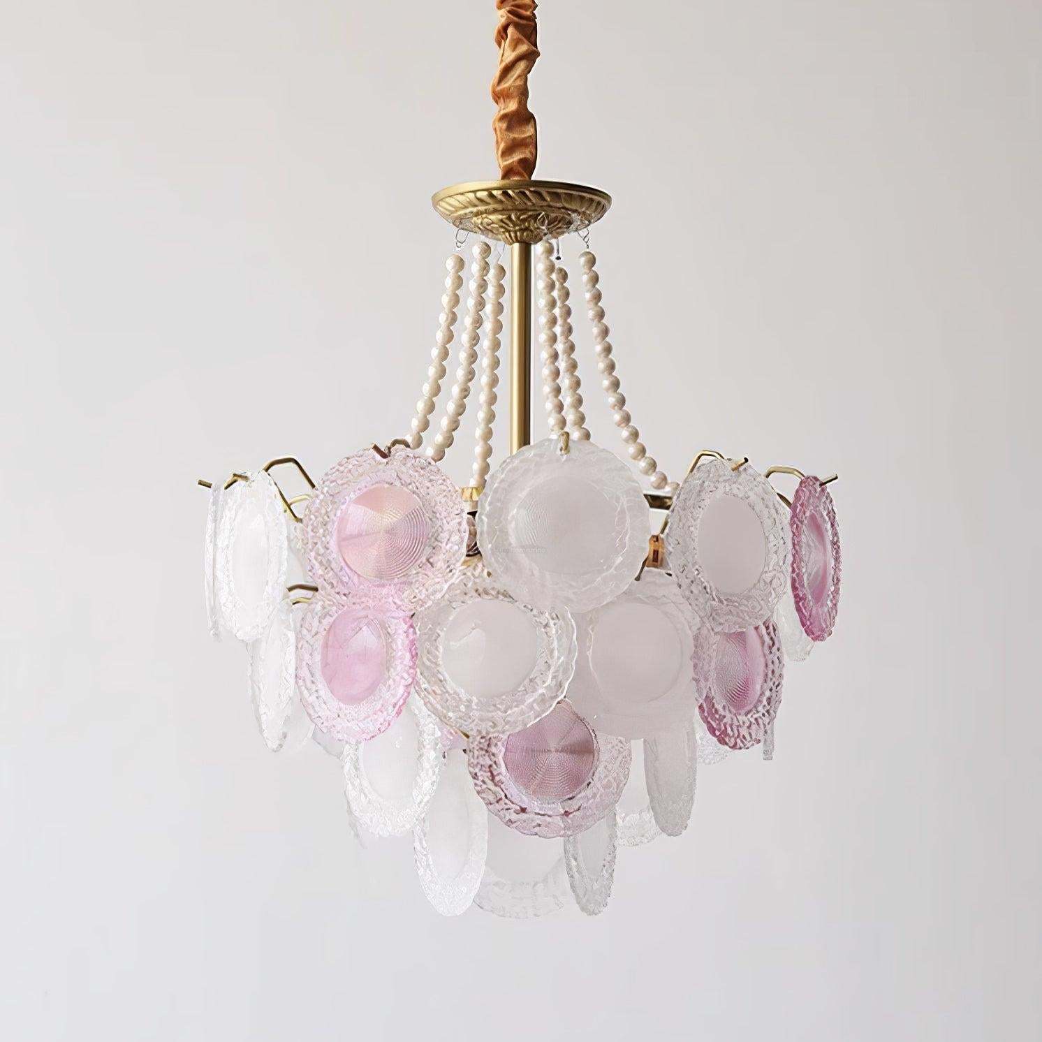 Rainbow Chandelier with Round/Long canopy-Sylvia Space