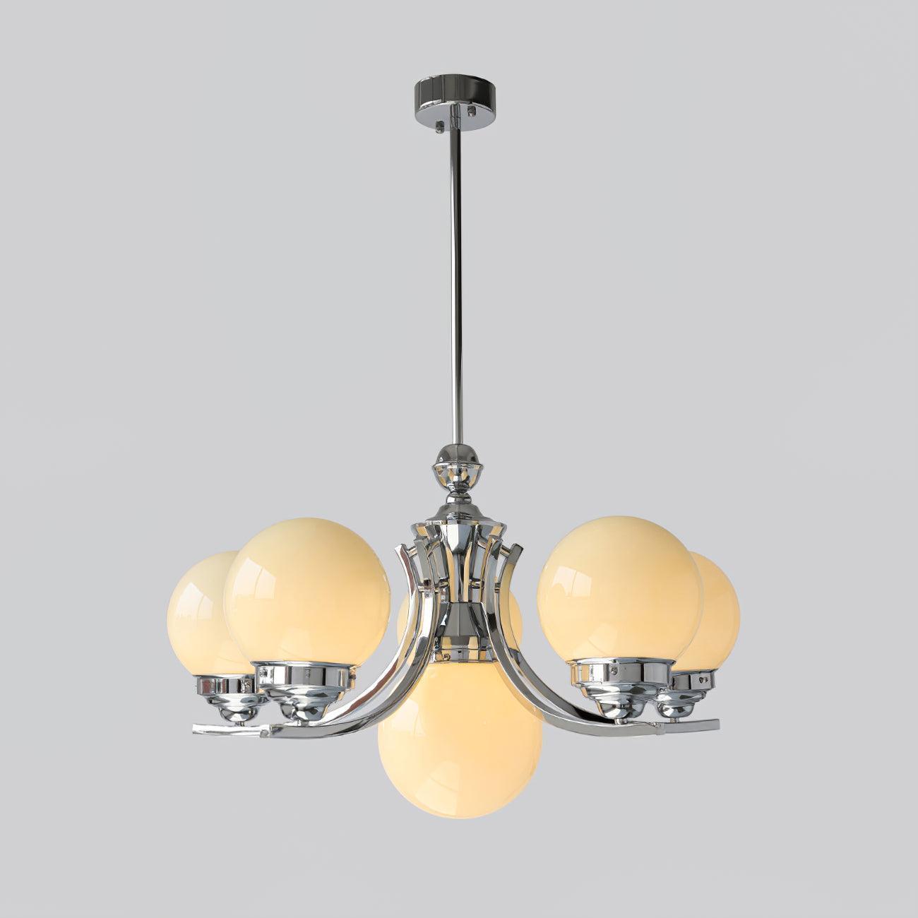 Dewdrop Globe Chandelier ∅ 21.7″-Sylvia Space