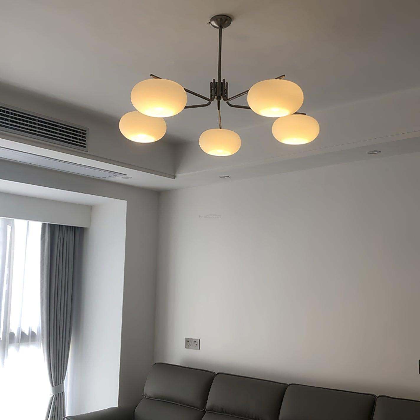 Barndon Round Chandelier-Sylvia Space