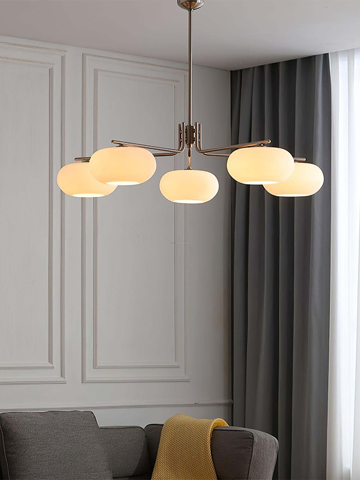 Barndon Round Chandelier-Sylvia Space
